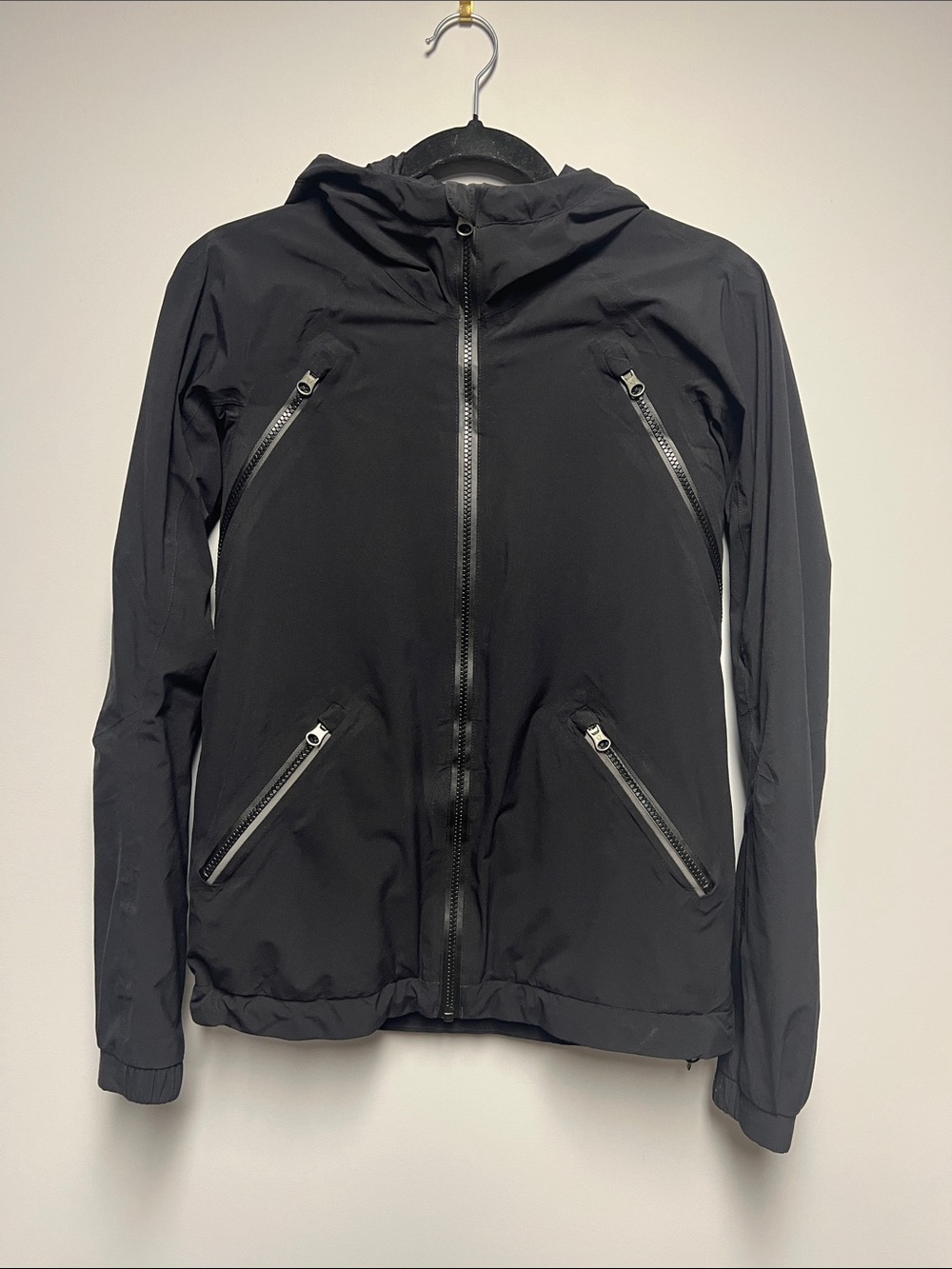 lululemon athletica Black Hooded Utility Jacket